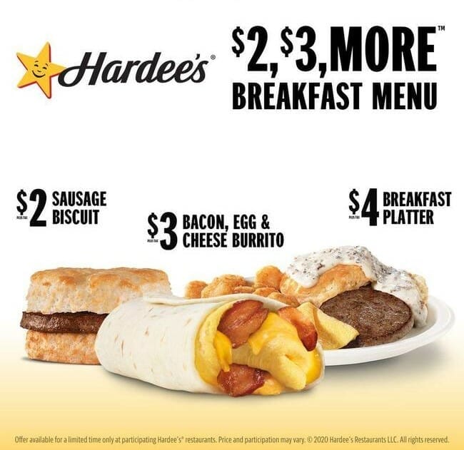 Hardee’s Breakfast Hours in 2024 Open Hours
