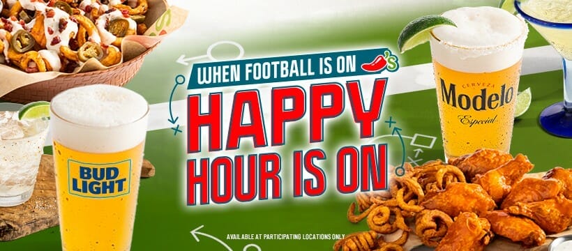 Chili's Happy Hour at the Bar During Football