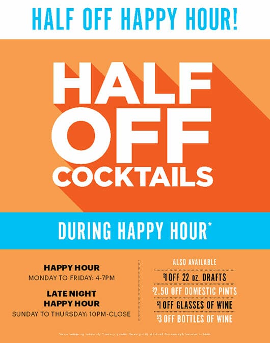 Dave & Buster's Happy Hour Deals