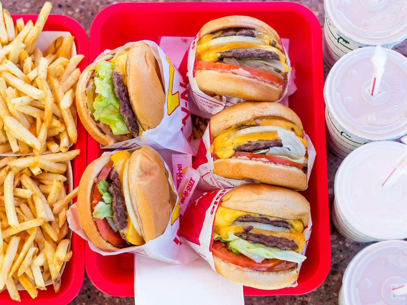 In N Out Burger happy hour